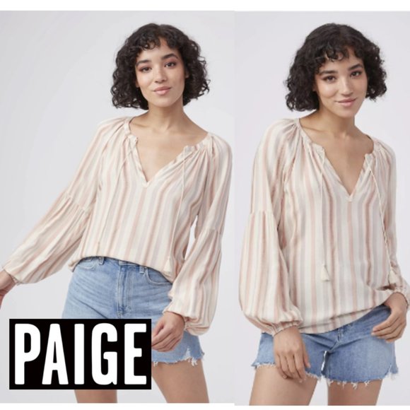 PAIGE Jovannie Blouse - Picture 1 of 7